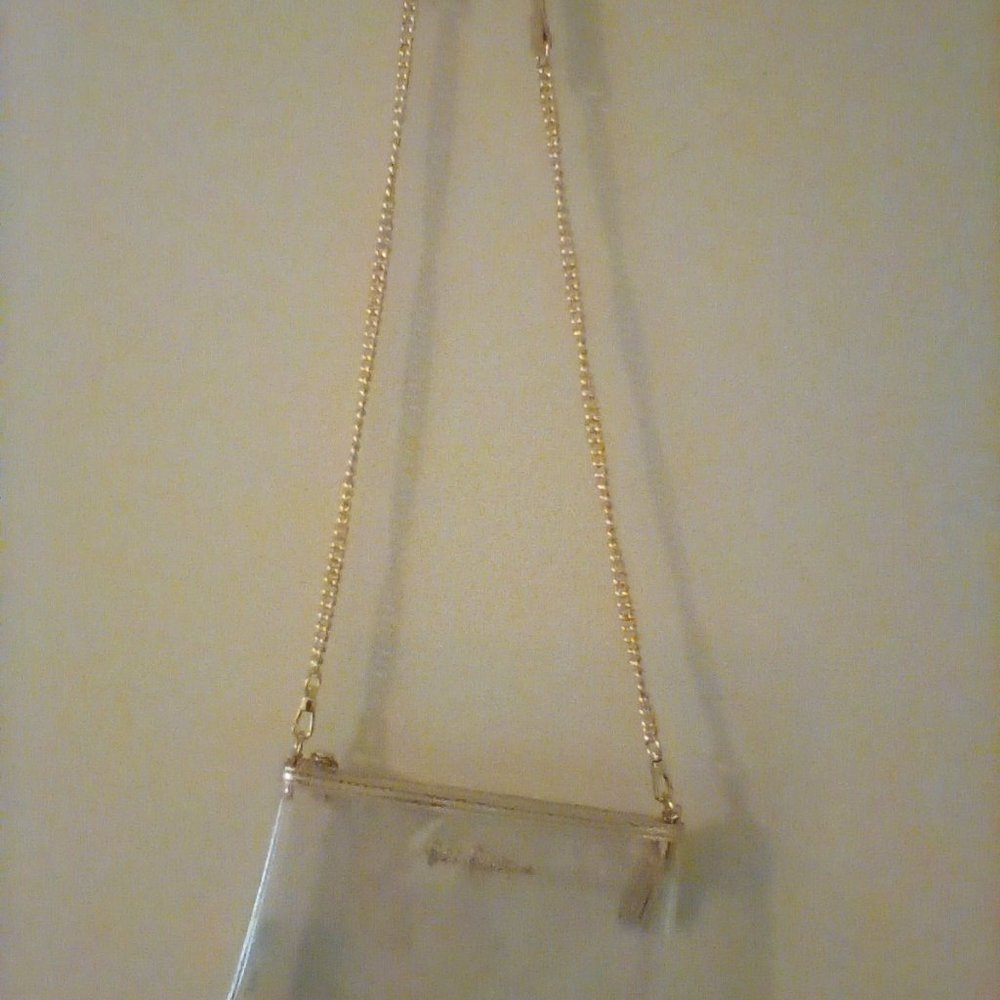 Lilly Pulitzer clear purse